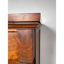 ANTICO COMO IMPERO 4 CASSETTI epoc 800 legno NOCE EBANIZZATO CASSETTIERA SEGRETO