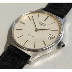 LONGINES Automatic L994.1 anni 70 OROLOGIO POLSO ACCIAIO Vintage Wrist Watch