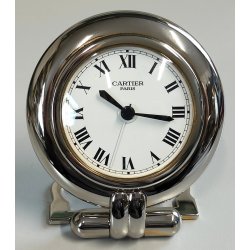 Cartier Colisee OROLOGIO TAVOLO quartz SVEGLIA VIAGGIO Vintage Desk Alarm Clock