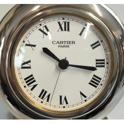 Cartier Colisee OROLOGIO TAVOLO quartz SVEGLIA VIAGGIO Vintage Desk Alarm Clock