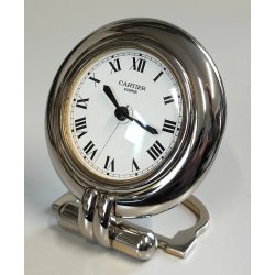Cartier Colisee OROLOGIO TAVOLO quartz SVEGLIA VIAGGIO Vintage Desk Alarm Clock