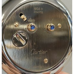 Cartier Colisee OROLOGIO TAVOLO quartz SVEGLIA VIAGGIO Vintage Desk Alarm Clock