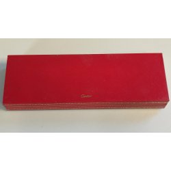 Must de Cartier PENNA SFERA Trinity Vendome PEN BALLPOINT Vintage BOX Rosso Oro