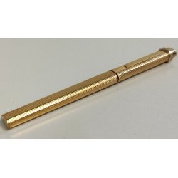 Must de Cartier PENNA SFERA Trinity Vendome PEN BALLPOINT Vintage BOX Rosso Oro