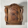 ANTICO STIPO MOBILE MENSOLA da PARETE LEGNO 1800 ANTA CREDENZA CONSOLLE MURO