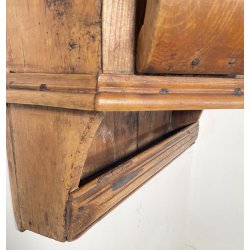 ANTICO STIPO MOBILE MENSOLA da PARETE LEGNO 1800 ANTA CREDENZA CONSOLLE MURO