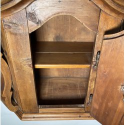 ANTICO STIPO MOBILE MENSOLA da PARETE LEGNO 1800 ANTA CREDENZA CONSOLLE MURO