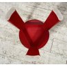 SGABELLO TAVOLINO DESIGN Olaf Von Bohr ANNI 60 Gedy PLASTICA ROSSA VINTAGE SEDIA