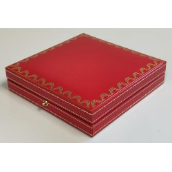 Must de Cartier OROLOGIO TAVOLO quartz SVEGLIA VIAGGIO BLU ORO Pendulette BOX