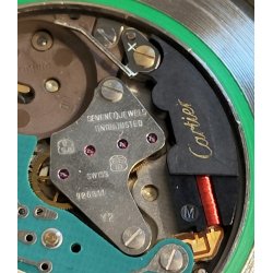 Must de Cartier OROLOGIO TAVOLO quartz SVEGLIA VIAGGIO BLU ORO Pendulette BOX