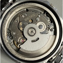 OROLOGIO POLSO Seiko Automatic 7009-5010 anni 70 Vintage Wrist Watch BLU DIAL