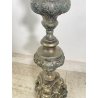 ANTICA LAMPADA PAVIMENTO PIANTANA 1900 LUME CANDELABRO EPOCA CHIESA