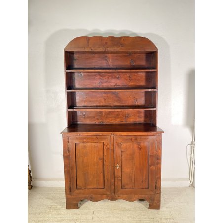 ANTICA PIATTAIA CREDENZA OTTOCENTO VALDOSTANA 1800 LEGNO ABETE BUFFET DISPENSA