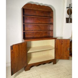 ANTICA PIATTAIA CREDENZA OTTOCENTO VALDOSTANA 1800 LEGNO ABETE BUFFET DISPENSA