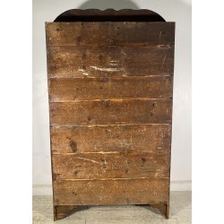 ANTICA PIATTAIA CREDENZA OTTOCENTO VALDOSTANA 1800 LEGNO ABETE BUFFET DISPENSA