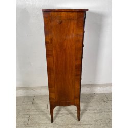 ANTICA PICCOLA CASSETTIERA SETTIMANALE epoca 1900 Legno 7 CASSETTI COMODINO H103