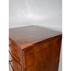 ANTICA PICCOLA CASSETTIERA SETTIMANALE epoca 1900 Legno 7 CASSETTI COMODINO H103