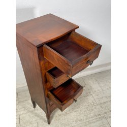 ANTICA PICCOLA CASSETTIERA SETTIMANALE epoca 1900 Legno 7 CASSETTI COMODINO H103