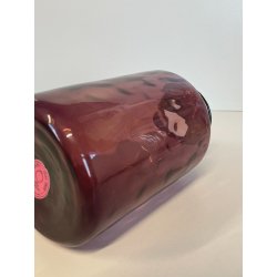 VASO VETRO MURANO FIRMATO VENINI BALLOTON VIOLA PORTAFIORI 2009 SCATOLA VENEZIA