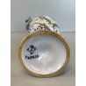 ANTICO PICCOLO VASO BIANSATO CERAMICA FIRMATO FAENZA DIPINTO COPPA EPOCA '900