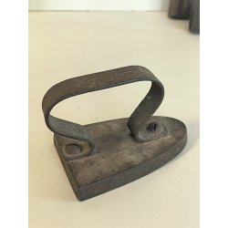 antichi 4 piccoli FERRI da STIRO miniature RARISSIMI '800/'900