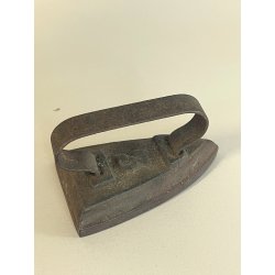 antichi 4 piccoli FERRI da STIRO miniature RARISSIMI '800/'900