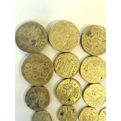 ANTICA BILANCIA 19 pesi MONETALI 1700 MONETE FRANCIA SPAGNA PARMA GENOVA sovrano