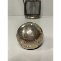 ANTICO PORTA BOTTIGLIE A GABBIA VINO LIQUORI METALLO ARGENTATO EPOCA '900 TAPPO