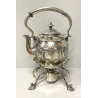 ANTICO BOLLITORE SAMOVAR PLACCATO ARGENTO SHEFFIELD INGHILTERRA VITTORIANO Tè