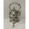 ANTICO BOLLITORE SAMOVAR PLACCATO ARGENTO SHEFFIELD INGHILTERRA VITTORIANO Tè