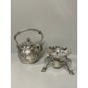 ANTICO BOLLITORE SAMOVAR PLACCATO ARGENTO SHEFFIELD INGHILTERRA VITTORIANO Tè