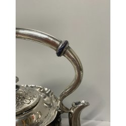ANTICO BOLLITORE SAMOVAR PLACCATO ARGENTO SHEFFIELD INGHILTERRA VITTORIANO Tè