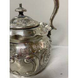 ANTICO BOLLITORE SAMOVAR PLACCATO ARGENTO SHEFFIELD INGHILTERRA VITTORIANO Tè
