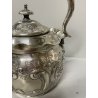 ANTICO BOLLITORE SAMOVAR PLACCATO ARGENTO SHEFFIELD INGHILTERRA VITTORIANO Tè