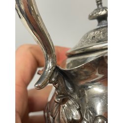 ANTICO BOLLITORE SAMOVAR PLACCATO ARGENTO SHEFFIELD INGHILTERRA VITTORIANO Tè