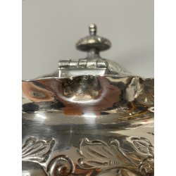 ANTICO BOLLITORE SAMOVAR PLACCATO ARGENTO SHEFFIELD INGHILTERRA VITTORIANO Tè