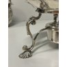ANTICO BOLLITORE SAMOVAR PLACCATO ARGENTO SHEFFIELD INGHILTERRA VITTORIANO Tè