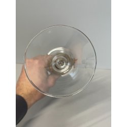 CALICE TIPETTO VETRO MURANO VENEZIANO LAVORATO DECORO DRAGHI SFERE ORO META '900