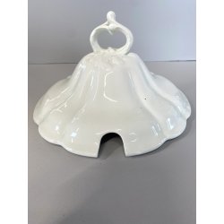 ANTICA ZUPPIERA CERAMICA SCI LAVENO VERBANUM STONE BIANCA 34cm/h '800/'900