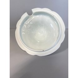 ANTICA ZUPPIERA CERAMICA SCI LAVENO VERBANUM STONE BIANCA 34cm/h '800/'900