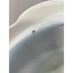 ANTICA ZUPPIERA CERAMICA SCI LAVENO VERBANUM STONE BIANCA 34cm/h '800/'900