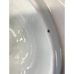 ANTICA ZUPPIERA CERAMICA SCI LAVENO VERBANUM STONE BIANCA 34cm/h '800/'900
