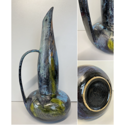 BROCCA FIASCA CERAMICA DESIGN Bruno Baratti PESARO DECORO CONCETTUALE GEOMETRICO