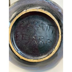 BROCCA FIASCA CERAMICA DESIGN Bruno Baratti PESARO DECORO CONCETTUALE GEOMETRICO