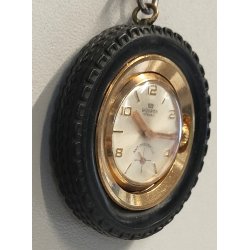 OROLOGIO RUOTINO TASCA Wuhrer anni 70 PORTACHIAVI RUOTA  Vintage Pocket Watch