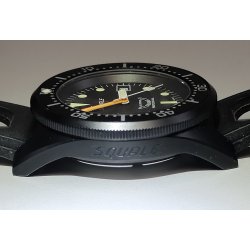 OROLOGIO POLSO Squale 1521 Automatic SUBACQUEO 50 atm NERO 2014 Vintage BOX