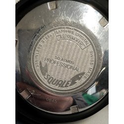 OROLOGIO POLSO Squale 1521 Automatic SUBACQUEO 50 atm NERO 2014 Vintage BOX