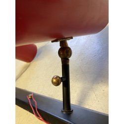 RARA APPLIQUE A 3 LUCI LAMPADA PARETE  ARTICULATED WALL LAMP DESIGN STILNOVO '50