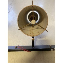 RARA APPLIQUE A 3 LUCI LAMPADA PARETE  ARTICULATED WALL LAMP DESIGN STILNOVO '50