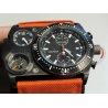 MILITARE Orologio Polso NAUTICA N-MX62 Dual Time BINOCOLO Penna Torcia CHRONO